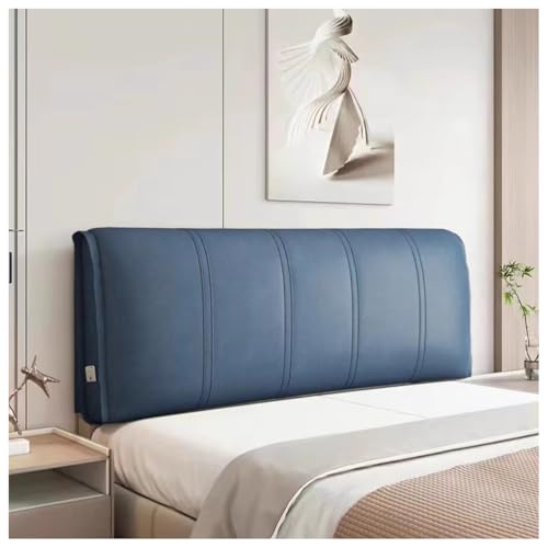 Yiustldd Kopfteilbezug Für Das Bett, Staubdichte Stretch Bett Kopfteil Abdeckung, Weicher Schutzbezug Für Gepolsterte Einzel- Und Doppelbetten,Blau,150cm von Yiustldd