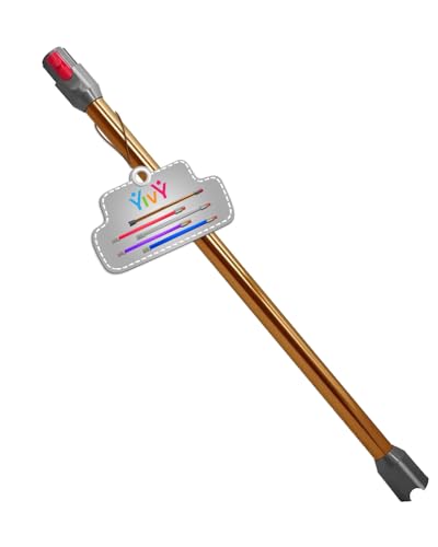 Schnellspanner Ersatzstab für Dyson V10 Digital Slim/V12 Detect Slim /V15 Slim Akku-Stick Staubsauger, Verlängerungsstab für Staubsaugeraufsätze（Golden） von Yivy