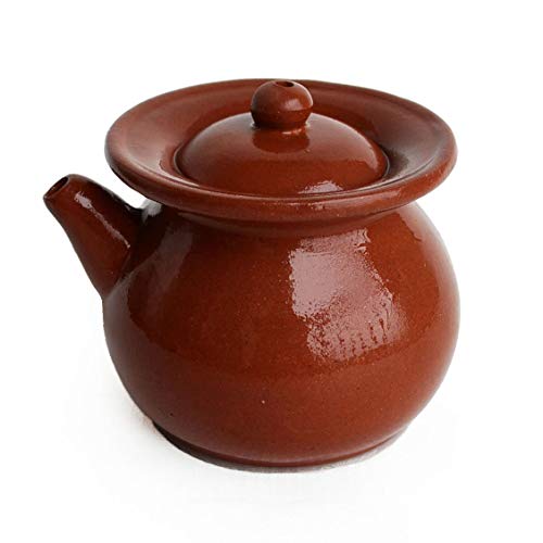 Teekanne Chiese Clay Gongfu Tee 8 oz/240ml Einfaches Glas Zisha Teekannen… (lila rot) von Yixing genuine