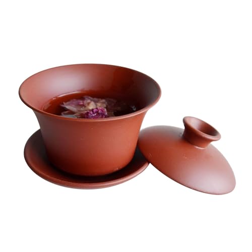 Teacup Kungfu-Teeschale, Yixing Cup, Rot / Braun, 130 ml, Rot von Yixing