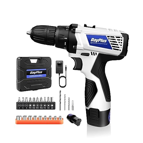 Akku Schlagbohrschrauber 16.8V mit 1 Akku 1.3Ah und Ladegerät, 18+1 Drehmoment Funktion, 2 Variable Geschwindigkeit, Kombi-Hammer mit 23 Zubehör, Einfach Installieren, LED-Arbeitsleuchten, 45Nm Akku Schlagbohrschrauber 16.8V mit 1 Akku 1.3Ah und Ladegerät, 18+1 Drehmoment Funktion, 2 Variable Geschwindigkeit, Kombi-Hammer mit 23 Zubehör, Einfach Installieren, LED-Arbeitsleuchten, 45Nm von Yiyai