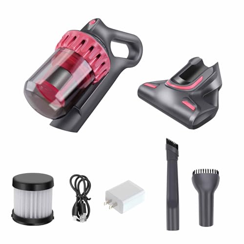 Yiyai Milbensauger 100W Leistungsstark Matratzenreiniger mit UV-C-Licht, Hausstaubmilben Sensor, Ultraschall Funktion, 10Kpa Absaugung Handstaubsauger für Matratze Sofa Bett Yiyai Milbensauger 100W Leistungsstark Matratzenreiniger mit UV-C-Licht, Hausstaubmilben Sensor, Ultraschall Funktion, 10Kpa Absaugung Handstaubsauger für Matratze Sofa Bett von Yiyai
