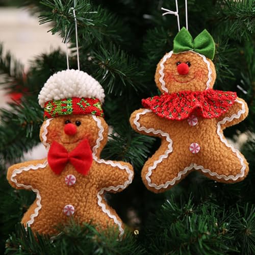Ingwer Mann Weihnachtsbaumschmuck, Weihnachtsbaum Deko Christmas Decorations, Weihnachtsbaumschmuck zum Aufhängen Charms Ingwer Mann Weihnachtsbaumschmuck, Weihnachtsbaum Deko Christmas Decorations, Weihnachtsbaumschmuck zum Aufhängen Charms von Yizemay