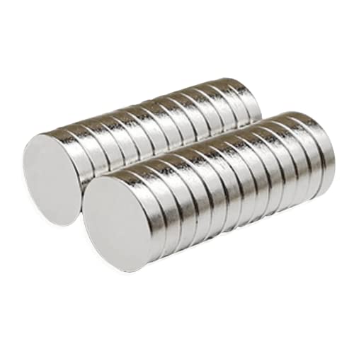 Yizhet Neodym Magnete, 20 Stück Round Magneten Etwa 7 kg Zugkraft, geeignet für Kunst, Handwerk, Hobby, Zuhause und Büro Magnete (15 x 4.5mm) von Yizhet