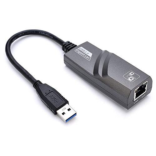 Yizhet USB Ethernet Adapter USB LAN Adapter USB Ethernet Adapter 10/100/1000Mbps Gigabit Netzwerkadapter für Windows, Mac OS, Linux, Chrome OS (USB 3.0 auf RJ45 Adapter) von Yizhet