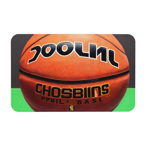 Yizhiyz Basketball-Hintergrund, Kieselgur-Matte, 50 x 80 cm, saugfähig, schnell trocknend, verschleißfest, geeignet für Bad und Küche. von Yizhiyz