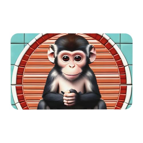 Yizhiyz Die Silent Monkey Kieselgur Matte 50 x 80 cm, saugfähig, schnell trocknend, verschleißfest, geeignet für Bad und Küche. Yizhiyz Die Silent Monkey Kieselgur Matte 50 x 80 cm, saugfähig, schnell trocknend, verschleißfest, geeignet für Bad und Küche. von Yizhiyz