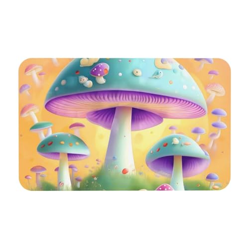 Yizhiyz Fantasy-Pilz-Kieselgur-Matte, 50 x 80 cm, saugfähig, schnell trocknend, verschleißfest, geeignet für Bad und Küche. Yizhiyz Fantasy-Pilz-Kieselgur-Matte, 50 x 80 cm, saugfähig, schnell trocknend, verschleißfest, geeignet für Bad und Küche. von Yizhiyz