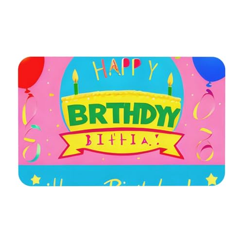 Yizhiyz Happy Birthday Luftballon-Kieselgur-Matte, 50 x 80 cm, saugfähig, schnell trocknend, verschleißfest, geeignet für Bad und Küche. Yizhiyz Happy Birthday Luftballon-Kieselgur-Matte, 50 x 80 cm, saugfähig, schnell trocknend, verschleißfest, geeignet für Bad und Küche. von Yizhiyz