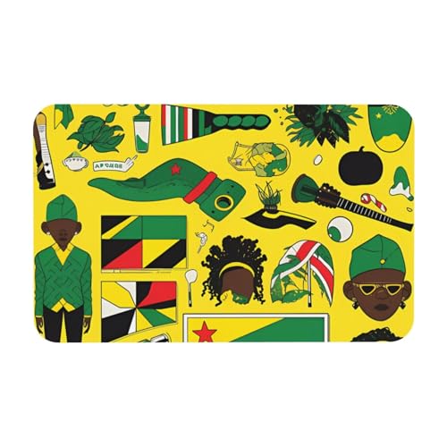 Yizhiyz Jamaican Elements Kieselgur-Matte, 50 x 80 cm, saugfähig, schnell trocknend, verschleißfest, geeignet für Bad und Küche. Yizhiyz Jamaican Elements Kieselgur-Matte, 50 x 80 cm, saugfähig, schnell trocknend, verschleißfest, geeignet für Bad und Küche. von Yizhiyz