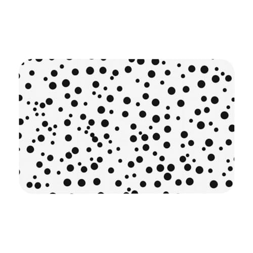 Yizhiyz Kieselgur Matte mit schwarz-weißen Punkten, 50 x 80 cm, saugfähig, schnell trocknend, verschleißfest, geeignet für Bad und Küche. Yizhiyz Kieselgur Matte mit schwarz-weißen Punkten, 50 x 80 cm, saugfähig, schnell trocknend, verschleißfest, geeignet für Bad und Küche. von Yizhiyz
