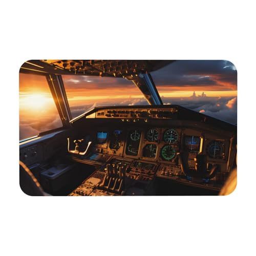Yizhiyz Kieselgur für Flugzeug-Cockpit, 50 x 80 cm, saugfähig, schnell trocknend, verschleißfest, geeignet für Bad und Küche. von Yizhiyz