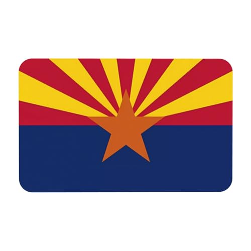Yizhiyz Kieselgur mit Arizona-Flagge, 50 x 80 cm, saugfähig, schnell trocknend, verschleißfest, geeignet für Bad und Küche. von Yizhiyz