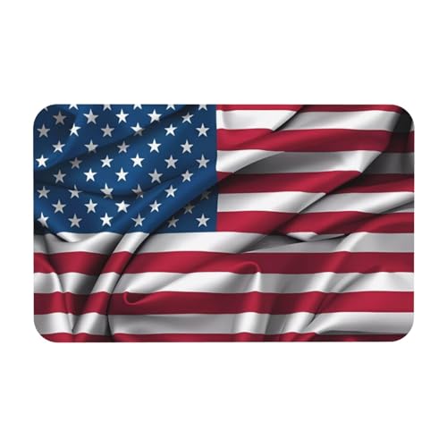 Yizhiyz Kieselgur mit amerikanischer Flagge, 50 x 80 cm, saugfähig, schnell trocknend, verschleißfest, geeignet für Bad und Küche. Yizhiyz Kieselgur mit amerikanischer Flagge, 50 x 80 cm, saugfähig, schnell trocknend, verschleißfest, geeignet für Bad und Küche. von Yizhiyz