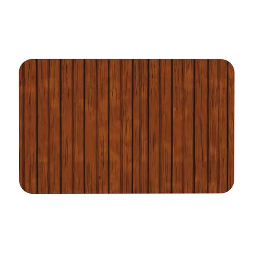 Yizhiyz Kieselgur mit braunem Holzmuster, 50 x 80 cm, saugfähig, schnell trocknend, verschleißfest, geeignet für Bad und Küche. Yizhiyz Kieselgur mit braunem Holzmuster, 50 x 80 cm, saugfähig, schnell trocknend, verschleißfest, geeignet für Bad und Küche. von Yizhiyz