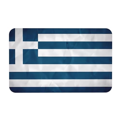 Yizhiyz Kieselgur mit griechischer Flagge, 50 x 80 cm, saugfähig, schnell trocknend, verschleißfest, geeignet für Bad und Küche. Yizhiyz Kieselgur mit griechischer Flagge, 50 x 80 cm, saugfähig, schnell trocknend, verschleißfest, geeignet für Bad und Küche. von Yizhiyz