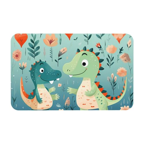 Yizhiyz Lovely Little Dinosaurier-Baby-Kieselgur-Matte, 50 x 80 cm, saugfähig, schnell trocknend, verschleißfest, geeignet für Bad und Küche. Yizhiyz Lovely Little Dinosaurier-Baby-Kieselgur-Matte, 50 x 80 cm, saugfähig, schnell trocknend, verschleißfest, geeignet für Bad und Küche. von Yizhiyz