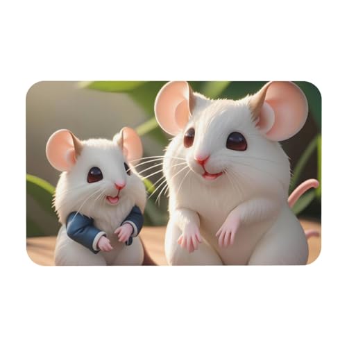 Yizhiyz Mutter und Kind Ratten Kieselgur Matte 50 x 80 cm, saugfähig, schnell trocknend, verschleißfest, geeignet für Bad und Küche. Yizhiyz Mutter und Kind Ratten Kieselgur Matte 50 x 80 cm, saugfähig, schnell trocknend, verschleißfest, geeignet für Bad und Küche. von Yizhiyz