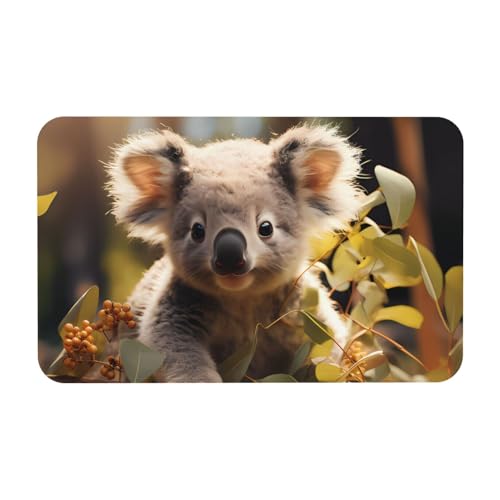 Yizhiyz Niedliche Kieselgur für Koala-Pflanzen, 50 x 80 cm, saugfähig, schnell trocknend, verschleißfest, geeignet für Bad und Küche. Yizhiyz Niedliche Kieselgur für Koala-Pflanzen, 50 x 80 cm, saugfähig, schnell trocknend, verschleißfest, geeignet für Bad und Küche. von Yizhiyz
