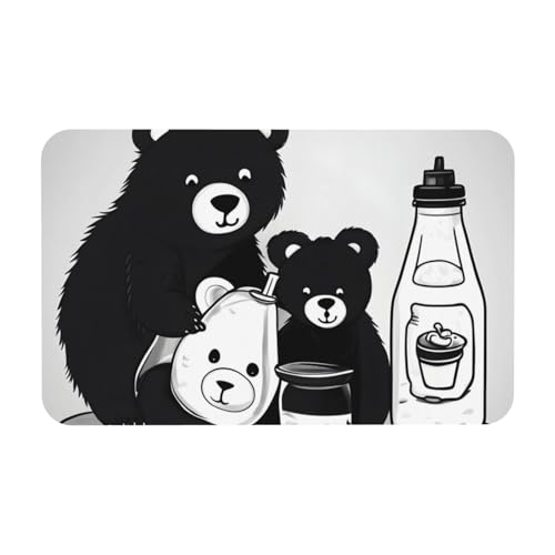 Yizhiyz Niedliche Kieselgur in Milchflasche, 50 x 80 cm, saugfähig, schnell trocknend, verschleißfest, geeignet für Bad und Küche. Yizhiyz Niedliche Kieselgur in Milchflasche, 50 x 80 cm, saugfähig, schnell trocknend, verschleißfest, geeignet für Bad und Küche. von Yizhiyz