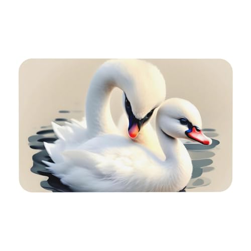 Yizhiyz Niedliche Little Swan Kieselgur Matte 50 x 80 cm, saugfähig, schnell trocknend, verschleißfest, geeignet für Bad und Küche. Yizhiyz Niedliche Little Swan Kieselgur Matte 50 x 80 cm, saugfähig, schnell trocknend, verschleißfest, geeignet für Bad und Küche. von Yizhiyz