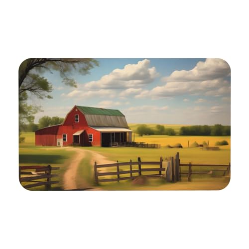 Yizhiyz Ranch View Kieselgur-Matte, 50 x 80 cm, saugfähig, schnell trocknend, verschleißfest, geeignet für Bad und Küche. Yizhiyz Ranch View Kieselgur-Matte, 50 x 80 cm, saugfähig, schnell trocknend, verschleißfest, geeignet für Bad und Küche. von Yizhiyz