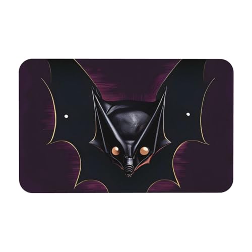 Yizhiyz Schwarze Geisterfledermaus-Matte, Kieselgur, 50 x 80 cm, saugfähig, schnell trocknend, verschleißfest, geeignet für Bad und Küche. Yizhiyz Schwarze Geisterfledermaus-Matte, Kieselgur, 50 x 80 cm, saugfähig, schnell trocknend, verschleißfest, geeignet für Bad und Küche. von Yizhiyz