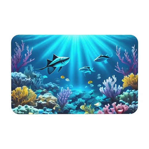 Yizhiyz Submarine Korallenstrahlen-Kieselgurmatte, 50 x 80 cm, saugfähig, schnell trocknend, verschleißfest, geeignet für Bad und Küche. Yizhiyz Submarine Korallenstrahlen-Kieselgurmatte, 50 x 80 cm, saugfähig, schnell trocknend, verschleißfest, geeignet für Bad und Küche. von Yizhiyz
