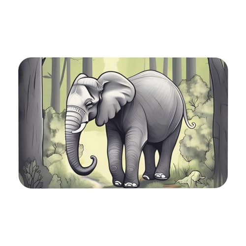 Yizhiyz Walking Elephant Kieselgur Matte 50 x 80 cm, saugfähig, schnell trocknend, verschleißfest, geeignet für Bad und Küche. Yizhiyz Walking Elephant Kieselgur Matte 50 x 80 cm, saugfähig, schnell trocknend, verschleißfest, geeignet für Bad und Küche. von Yizhiyz