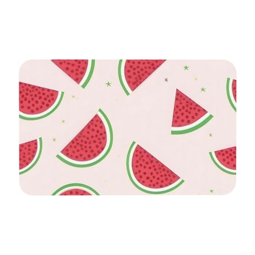 Yizhiyz Wassermelonen-Kieselgur in Rosa, 50 x 80 cm, saugfähig, schnell trocknend, verschleißfest, geeignet für Bad und Küche. Yizhiyz Wassermelonen-Kieselgur in Rosa, 50 x 80 cm, saugfähig, schnell trocknend, verschleißfest, geeignet für Bad und Küche. von Yizhiyz
