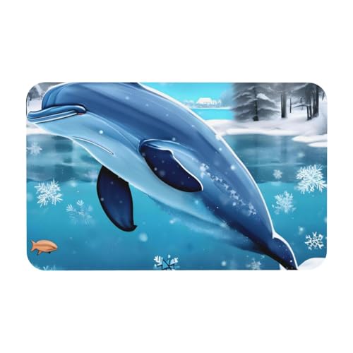 Yizhiyz Winter The Dolphin Kieselgur Matte 50 x 80 cm, saugfähig, schnell trocknend, verschleißfest, geeignet für Bad und Küche. Yizhiyz Winter The Dolphin Kieselgur Matte 50 x 80 cm, saugfähig, schnell trocknend, verschleißfest, geeignet für Bad und Küche. von Yizhiyz