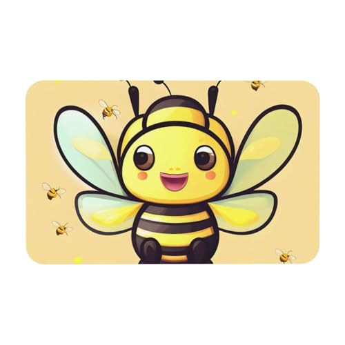 Yizhiyz Yellow Bee Kieselgur Matte, 50 x 80 cm, saugfähig, schnell trocknend, verschleißfest, geeignet für Bad und Küche. Yizhiyz Yellow Bee Kieselgur Matte, 50 x 80 cm, saugfähig, schnell trocknend, verschleißfest, geeignet für Bad und Küche. von Yizhiyz