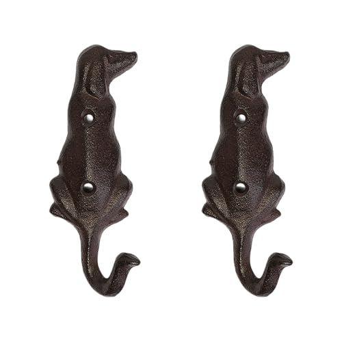 Yjcnelcr Dekorativer Hunde-Wandhaken aus Eisen mit Tiermotiven und einzigartigem Hunde-Design für Eingangsbereich oder Schlafzimmer Yjcnelcr Dekorativer Hunde-Wandhaken aus Eisen mit Tiermotiven und einzigartigem Hunde-Design für Eingangsbereich oder Schlafzimmer von Yjcnelcr