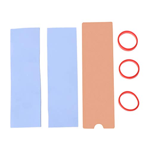 Yjcnelcr Schlank Für M.2 SSD Kühlkörper Kühler 2280 Festplatte Kühler PCI E NVME Kupfer Kühlung Thermal Pad 76x24x1mm von Yjcnelcr