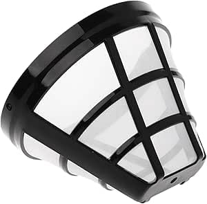 Schwarzer Kaffeefilter, universelle Permanent-Kaffeefilter, wiederverwendbarer Kaffee-Netzkorb, für Überkaffeefilter, waschbarer Haushaltskaffee-Netzkorb, Kaffeemaschinenteile, wiederverwendbare Schwarzer Kaffeefilter, universelle Permanent-Kaffeefilter, wiederverwendbarer Kaffee-Netzkorb, für Überkaffeefilter, waschbarer Haushaltskaffee-Netzkorb, Kaffeemaschinenteile, wiederverwendbare von Yjemle