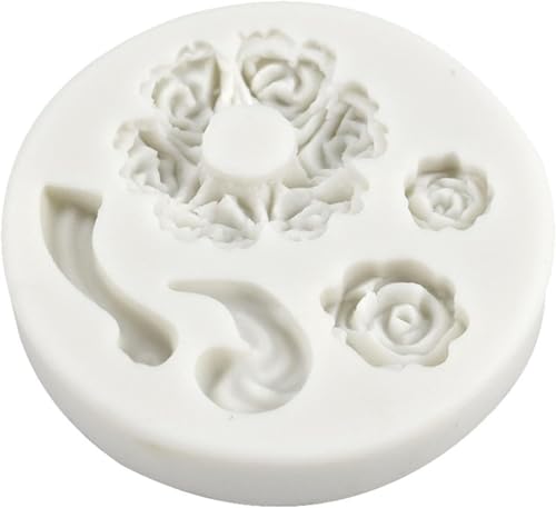 Weiße Dessertform in Lebensmittelqualität, Mini-Rosenform, Teekanne, langlebig, Fondant- und Blütenpaste-Formen, Süßigkeitenherstellung, DIY-Kuchendekoration, Fondant-Set Weiße Dessertform in Lebensmittelqualität, Mini-Rosenform, Teekanne, langlebig, Fondant- und Blütenpaste-Formen, Süßigkeitenherstellung, DIY-Kuchendekoration, Fondant-Set von Yjemle