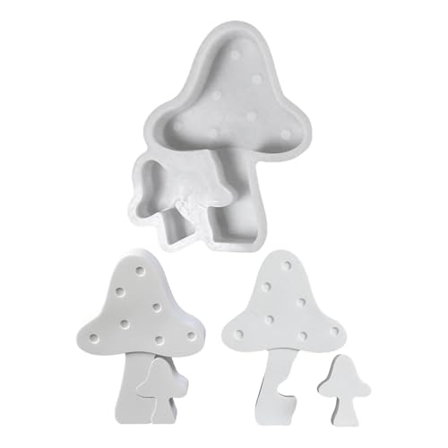 1PCS Silikonform Herbst Pilze, Gipsformen Zum Gießen,3D Gießform, Kerzenformen Silikon, Hochtemperaturbeständige Form Für Süßigkeiten Schokolade Deko Gummis Kekse Seifenherstellung 1PCS Silikonform Herbst Pilze, Gipsformen Zum Gießen,3D Gießform, Kerzenformen Silikon, Hochtemperaturbeständige Form Für Süßigkeiten Schokolade Deko Gummis Kekse Seifenherstellung von Yjkedfh