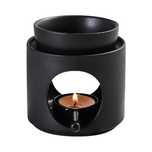 Duftlampe Aus Keramik Mit Teelichthalter | Teelicht-Wachsschmelzbrenner – Aromalampe | Duftöl- Und Duftwachsdiffusor | Abnehmbare Schüssel | Gerillte Oberfläche Duftlampe Aus Keramik Mit Teelichthalter | Teelicht-Wachsschmelzbrenner – Aromalampe | Duftöl- Und Duftwachsdiffusor | Abnehmbare Schüssel | Gerillte Oberfläche von Yjkedfh