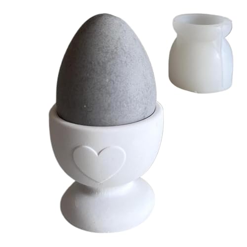 Ostern Eierbecher Silikonformen, Eierhalter Silikonform | Herz Ostereihalter Form, Harzform Für Lebensmittelqualität Für Frühling Wohnzimmer Esstisch Deko von Yjkedfh