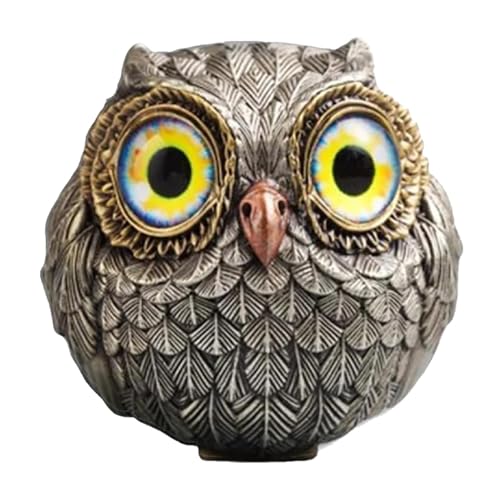 Yjkedfh Glücklicher Eulenwächter – Der Weise Wächter des Filzes, Metallvogel-Tierskulptur, Eulenstatue, Kleine Skulptur, Taschenakzente Für Poker-Enthusiasten, Energiegeladene Glücksdekoration Yjkedfh Glücklicher Eulenwächter – Der Weise Wächter des Filzes, Metallvogel-Tierskulptur, Eulenstatue, Kleine Skulptur, Taschenakzente Für Poker-Enthusiasten, Energiegeladene Glücksdekoration von Yjkedfh