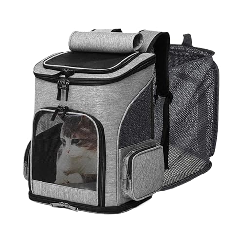 Yjkedfh Große Katzentransportbox - Ausziehbar Tragbar Klappbar Katzentragetasche,Haustiertasche für tägliche Pflege Krallenschneiden Spaziergänge Flugreisen Tierarztbesuche Yjkedfh Große Katzentransportbox - Ausziehbar Tragbar Klappbar Katzentragetasche,Haustiertasche für tägliche Pflege Krallenschneiden Spaziergänge Flugreisen Tierarztbesuche von Yjkedfh