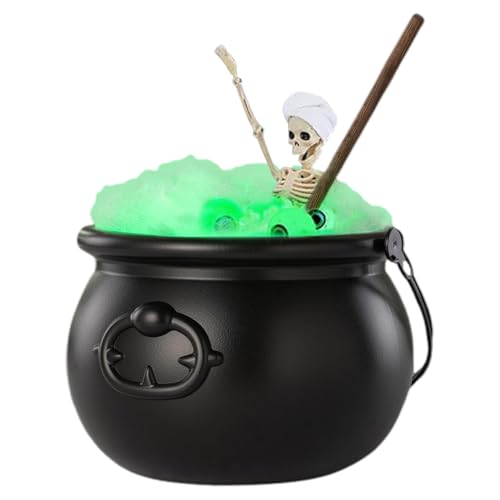 Yjkedfh Halloween Hexenkessel | Halloween Schüssel Dekorationen für Outdoor - Siebenfarbiges LED Licht Mit Fernbedienung Deko Schale Für Garten Terrasse Tisch Drinnen Draußen Yjkedfh Halloween Hexenkessel | Halloween Schüssel Dekorationen für Outdoor - Siebenfarbiges LED Licht Mit Fernbedienung Deko Schale Für Garten Terrasse Tisch Drinnen Draußen von Yjkedfh