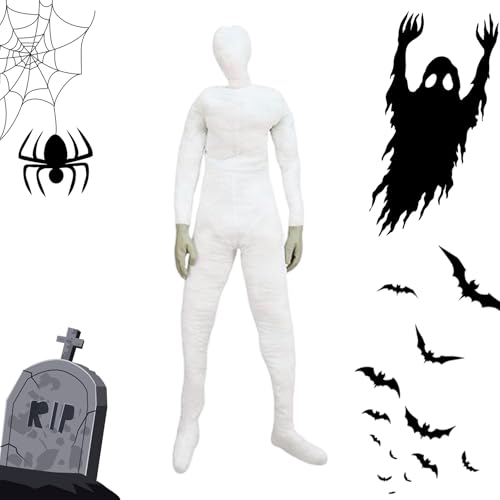 Yjkedfh Halloween Puppe | Gruselige Ganzkörperpuppe in Lebensgröße - Horror Halloween Deko Für Horror-Events Und Bühnenauftritte Yjkedfh Halloween Puppe | Gruselige Ganzkörperpuppe in Lebensgröße - Horror Halloween Deko Für Horror-Events Und Bühnenauftritte von Yjkedfh