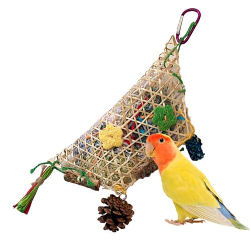 Yjkedfh Vogelsuchespielzeug - Kauspielplatz Für Papageien | Aufhängbares Kauspielzeug für Geistige Stimulation und Kauübungen in Innenräumen und Volieren Yjkedfh Vogelsuchespielzeug - Kauspielplatz Für Papageien | Aufhängbares Kauspielzeug für Geistige Stimulation und Kauübungen in Innenräumen und Volieren von Yjkedfh