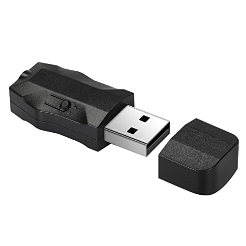 Yklhsocneg 1 x USB-Bluetooth-Empfänger, Transmitter, Audio, Bluetooth 5.3 Adapter, kabelloser Adapter für Auto, PC, TV, HD, HiFi-Empfänger von Yklhsocneg