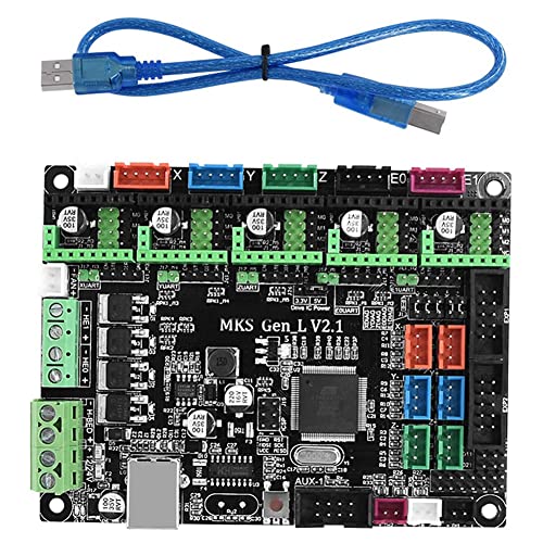 Yklhsocneg 3D Drucker Motherboard MKS GEN-L V2.1 Steuerplatine Motherboard Kompatibel mit von Yklhsocneg