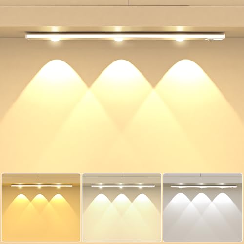 Ylatoial 30CM Unterbauleuchte Schrankbeleuchtung mit Bewegungsmelder, 1200mAh LED Leiste Schranklicht mit Bewegungsmelder USB Aufladbar Schrankleuchten Dimmbar Nachtlicht für Küche Schlafzimmer Treppe Ylatoial 30CM Unterbauleuchte Schrankbeleuchtung mit Bewegungsmelder, 1200mAh LED Leiste Schranklicht mit Bewegungsmelder USB Aufladbar Schrankleuchten Dimmbar Nachtlicht für Küche Schlafzimmer Treppe von Ylatoial