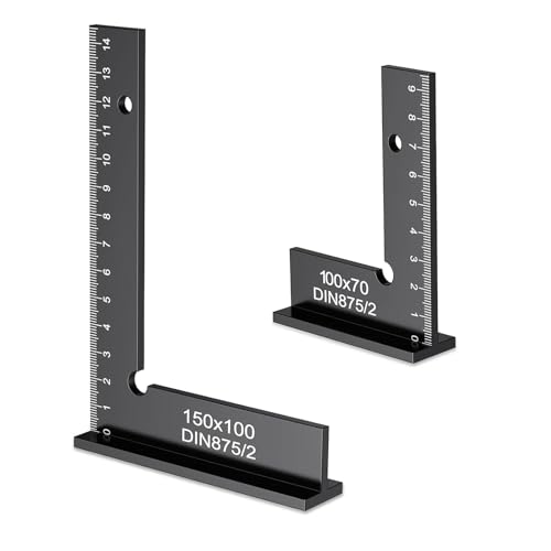 Ylinwtech Hochwertiges Profi Messwerkzeug,90°Anschlagwinkel,Massiver Schlosserwinkel Präzisions,für Präzise Arbeiten im Metallbau und Werkstatt, Größe 100 x 70mm und 150 x 100mm Ylinwtech Hochwertiges Profi Messwerkzeug,90°Anschlagwinkel,Massiver Schlosserwinkel Präzisions,für Präzise Arbeiten im Metallbau und Werkstatt, Größe 100 x 70mm und 150 x 100mm von Ylinwtech