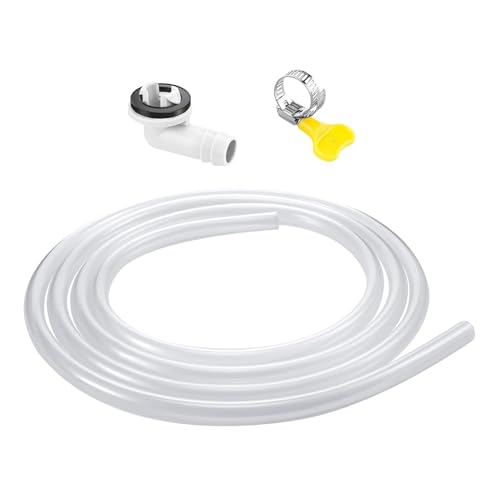 Ablaufschlauch Für Klimaanlagen | AC Ablaufschlauch Ersatz | Kondensatschlauch Klimaanlage Mit Verbindungsclip | Ø 12mm Für Die Meisten Luftentfeuchter Und Klimaanlagen von Ylnailky