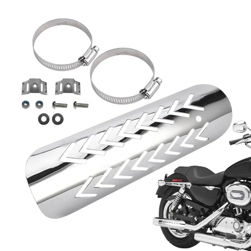 Ylnailky Auspuffrohr Hitzeschild | Anti-Brennen Auspuffabdeckung - Abdeckung Wetterfest Verbrühschutz für Pendeln Outdoor Langstrecken Touring Touring Schutz Restaurierung Modifikation Ylnailky Auspuffrohr Hitzeschild | Anti-Brennen Auspuffabdeckung - Abdeckung Wetterfest Verbrühschutz für Pendeln Outdoor Langstrecken Touring Touring Schutz Restaurierung Modifikation von Ylnailky